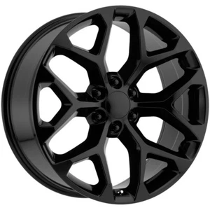 20x9 +24 Performance Replicas PR176 6x5.5 Matte Black Wheels (Set of 4) - Picture 1 of 2
