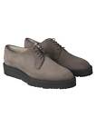 Kiton Gray Leather Suede Sneaker P23 Man