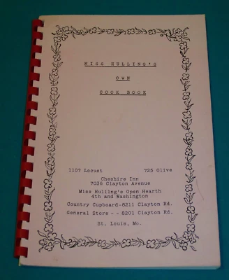 1962 Miss Hulling's Own Cook Book Florence Hulling St. Louis MO - Image 1 of 4