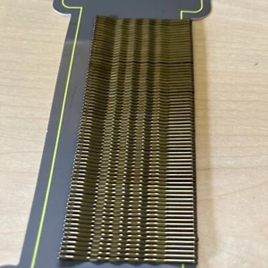 Haarnadeln in Salonqualität Gold 72 Stück Packung auf Karte Damen Haarschmuck - Bild 1 von 11
