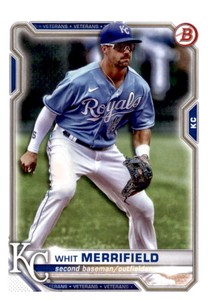 2021 Bowman #1 Whit Merrifield Royals