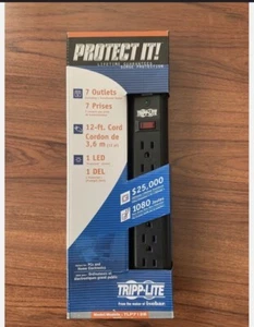 Tripp Lite 7 Outlets, 12 foot Chord (40 in Stock) - Picture 1 of 3