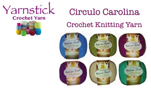 Circulo CAROLINA Crochet Knitting Thread Yarn Twisted Rayon-Nylon 100g 305m