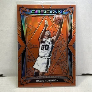 2023-24 Panini Obsidian David Robinson Orange Flood Electric Etch 12/99 Spurs - Picture 1 of 3