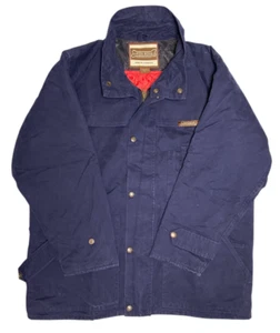 Driza-Bone Wallabies Made in Australia Navy Waxed Cotton Jacket Size L - Picture 1 of 16