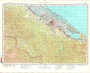 Russian Soviet Military Topographic Map - HUE (Vietnam), 1:200 000, ed. 1982 - Picture 1 of 8