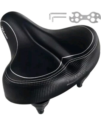 Assento de mountain bike selim grande acolchoado para pelotão de estrada exercício almofada confortável - Imagem 1 de 3