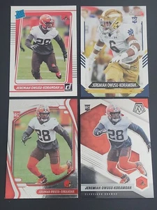 Jeremiah Owusu-Koramoah LOT Rated Rookie 326 Score 353 Mosaic 365 Absolute 160 - Picture 1 of 6