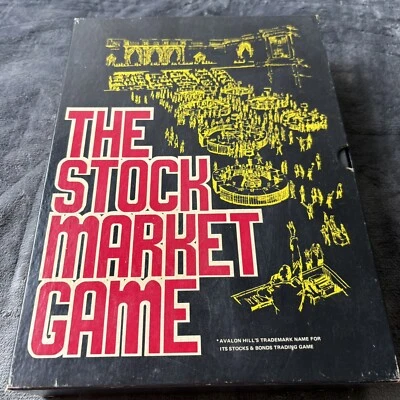 VTG The Stock Market Board Game 1970 Avalon Hill Bookcase Game Complete Excellen - Image 1 of 4