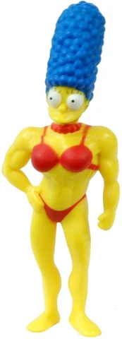 Simpsons 20th Anniversary Figure Seasons 11-15 Strong Arms Marge Cover