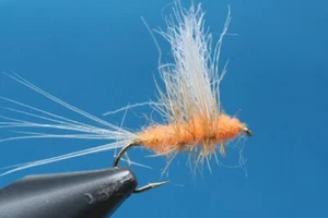 Fliegentom Trockenfliege 3 Stück Vis-a-Dun orange - Bild 1 von 3
