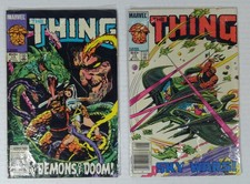 THE THING #13 & #14 (1983 Series) MARVEL COMICS - John Byrne Lot of 2 - VF