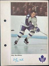 1971/72 Toronto Sun NHL Action Photo - Billy MacMillan (Toronto Maple Leafs)