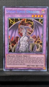 DOOM VIRUS DRAGON DRL2-EN003 1ST ED YUGIOH ENGLISH DRAGON OF LEGEND 2 SECRET NM - Picture 1 of 2