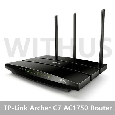 TP-LINK Archer C7 AC1750 WLAN Dual Band Gigabit Router 802.11 2,4 GHz - Bild 1 von 4