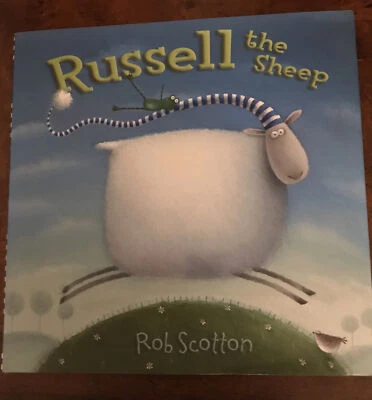 SIGNED Russell the Sheep by Rob Scotton 2005 Hardcover 1st Edition 1st Print New - Image 1 of 3