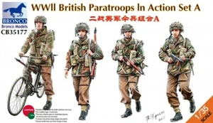 Bronco Cb35177 - 1/35 Segunda Guerra Mundial British Paracaidistas In Action Set A - Nuevo - Imagen 1 de 1