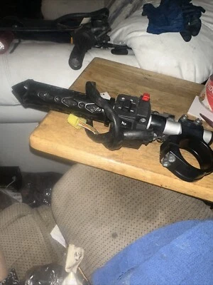 Suzuki GSXR 600 750 2004 2005 clipon con interruptor de palanca y empuñadura leer Foto 1 de 4