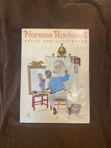 Pre Owned Nostalgic Norman Rockwell Artist And Illustrator Coffee Table Book - Picture 1 of 12