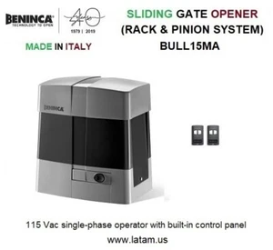 BENINCA SCHIEBETORÖFFNER / ANTRIEB 115 V 40 FT / 3.000 LBS (BULL15MA) - Bild 1 von 11