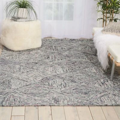 Nourison Linked Bohemian Heather 5' x 7'6" Area -Rug, Easy -Cleaning, Non Foto 1 de 4