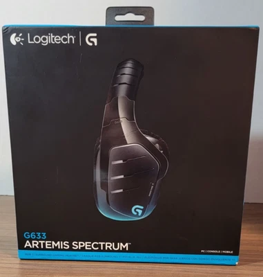 Logitech G633 Artemis Spectrum Black Over the Ear Gaming Headset New Open Box - Image 1 of 4
