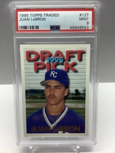 1995 TOPPS TRADED JUAN LEBRON #12T PSA 9 MINT - Bild 1 von 2