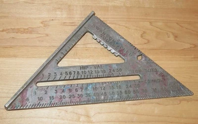 Swanson 7" Aluminum Framing Rafter Construction Speed Square - Image 1 of 2