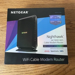 Netgear Nighthawk AC1900 Kabel WiFi Modem Router C7000 Xfinity Spectrum Cox - Zdjęcie 1 z 7