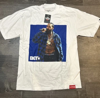 Marathon Clothing Nipsy Hussle TMC X BET "PROLIFIC" T-SHIRT - White Medium - Image 1 of 4