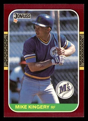 Mike Kingery 1987 Donruss Opening Day #119 Seattle Mariners - Image 1 of 2