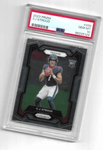 2023 PRIZM CJ STROUD PSA 10 ROOKIE RC #339 HOUSTON TEXANS PRICED TO SELL - Picture 1 of 1