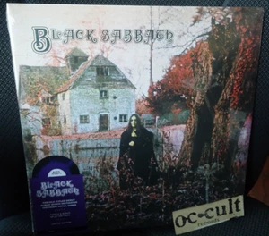 BLACK SABBATH S/T LP PURPLE & BLACK SPLATTER COLOUR VINYL OZZY OZBOURNE METAL - Bild 1 von 3