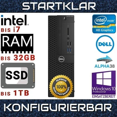 🔥 DELL OptiPlex 3050 🔥 Windows 10 PRO PC | 💎 Bis i7 - 16 GB RAM - 1TB SSD 💎 - Bild 1 von 4