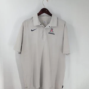 Nike Arizona Wildcats Darell Garretson Golf Performance Polo Shirt Gray Size XL - Picture 1 of 11