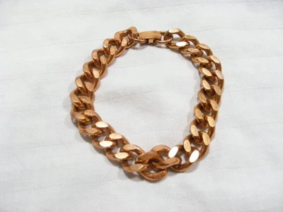 Твердый медный 8,5» ссылка браслет большой 1/2» широкий коренастый 60,5 г исцеления изящный - Изображение 1 из 4