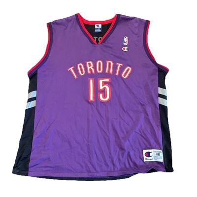 Camiseta Vince Carter Para Hombre Talla 48 Toronto Raptors Champion Púrpura  Foto 1 de 4