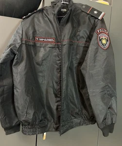 Armenian Original Police Warm Jacket With Shoulder Straps Major And Patches 62s - Picture 1 of 4