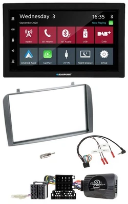 Blaupunkt 2DIN Lenkrad USB Bluetooth DAB Autoradio für Alfa Romeo GT 147 07-10 a - Bild 1 von 4