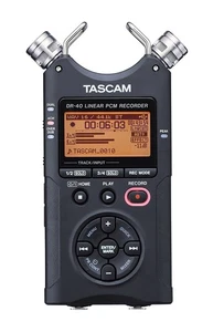 TASCAM 24bit/96kHz compatible linear PCM recorder DR-40VERSION2 - Picture 1 of 9