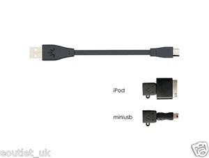 iPhone 4S 4 iPad iPod USB Datenkabel - Micro/Mini USB - Sync Charge 30-pin - NEU - Bild 1 von 1