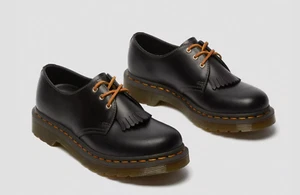 Dr. Martens 1461 Leather Oxfords - New! Size 9 W Abruzzo Kiltie Tassels Fringe - Picture 1 of 6