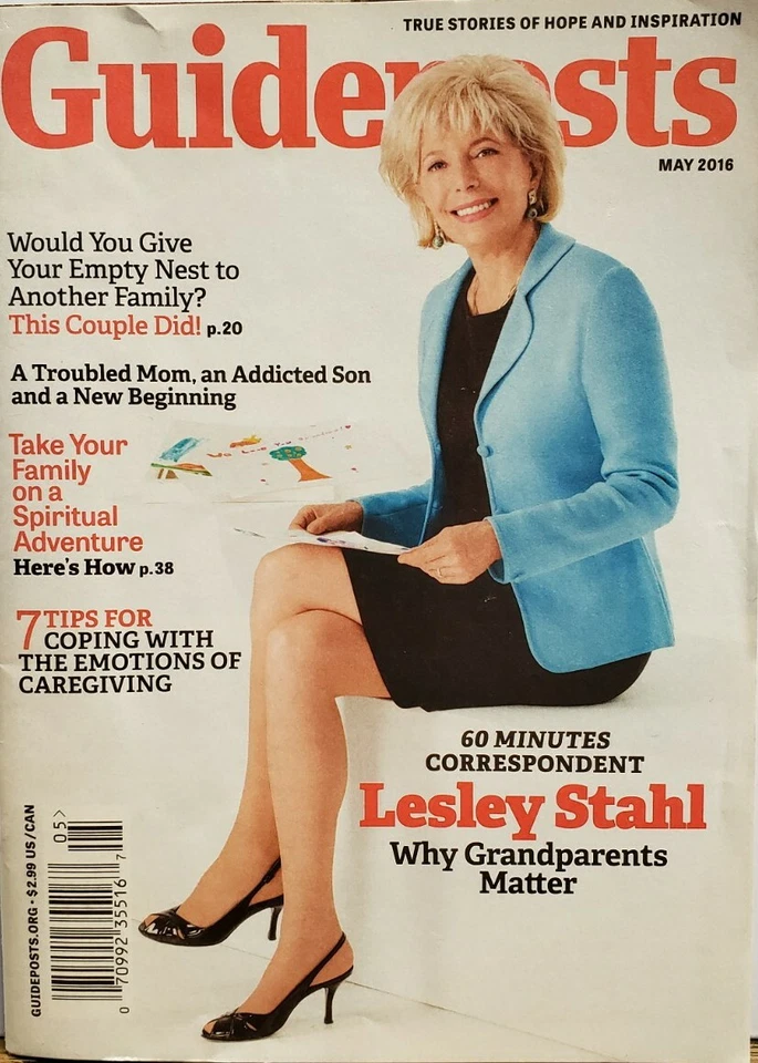 Guideposts May 2016 Lesley Stahl Hope and Inspiration FREE SHIPPING CB - Image 1 of 1