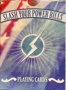 Playing Cards Slash Your Power Bill NIB Power4Patiriots FREE SHIPPING! - Picture 1 of 2