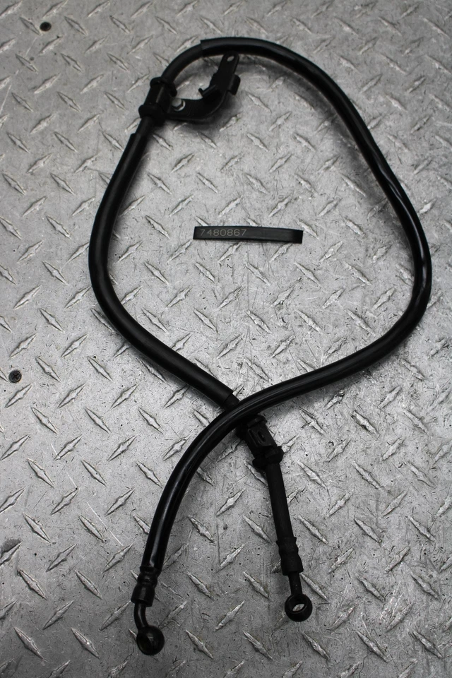 2001 HONDA SHADOW ACE 750 VT750CD DELUXE FRONT BRAKE CALIPER HOSE 45126-MBA-J11 - Image 1 of 4