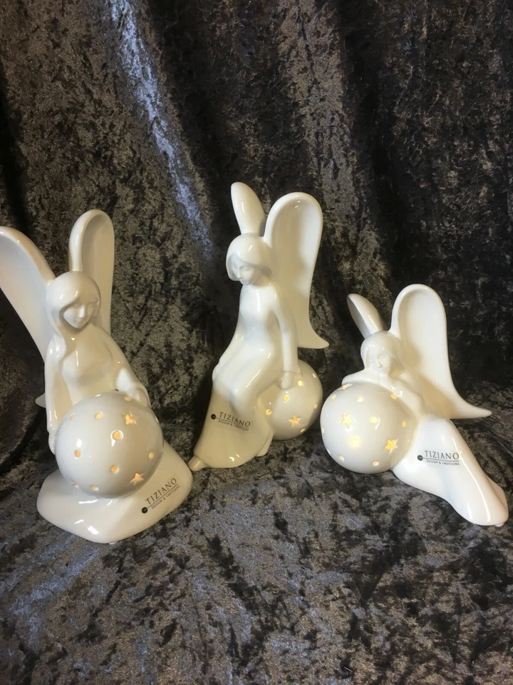 Tiziano Engel Dekoengel Ciara LED Design Keramik Designobjekt  - Bild 1 von 1