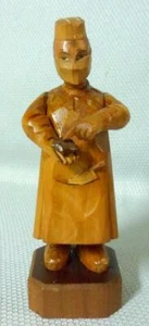 Anri Wood Carving Carved Heart Surgeon Sculpture 1977 - Picture 1 of 12