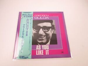 Friedrich Gulda ‎As You Like It ULS-3282-P mit OBI Japan LP Vinyl