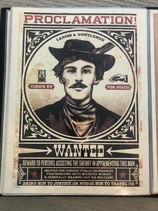 2012 “Travel On” Shepard Fairey S/N Art Print Poster Obey Giant Proclamation - Picture 1 of 1