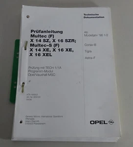 Manual de Taller Instrucciones Inspección Opel Corsa B, Tigra , Astra F Multec - Imagen 1 de 1